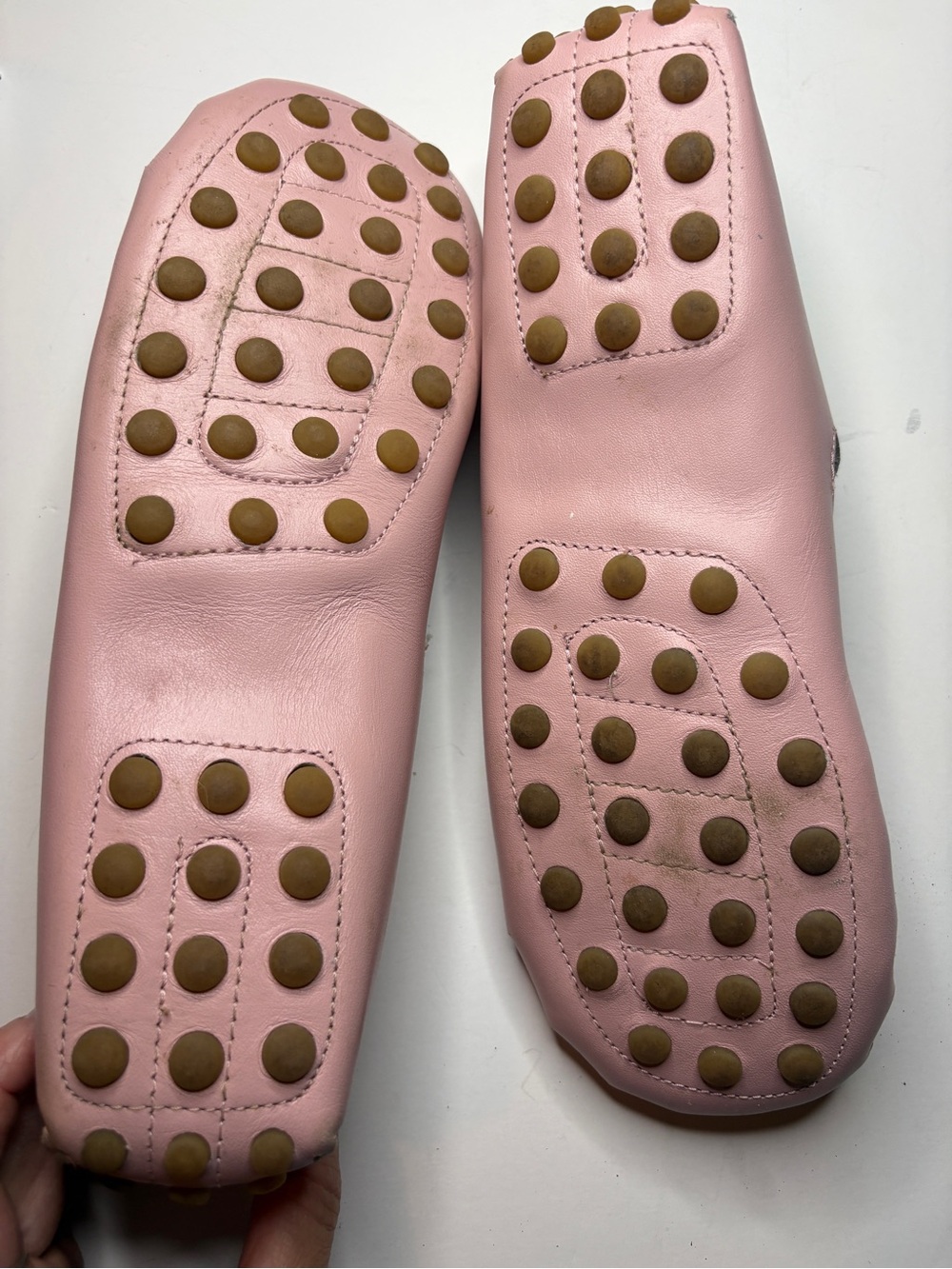 JEFFREY CAMPBELL rare archival  leather pink LACE UP BALLET FLATS vintage - Picture 4 of 7